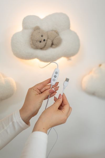 Нічник від USB &laquo;Ведмедик на хмаринці&raquo; 14U_002 фото