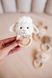 Soft baby animal rattle toy &ndash; bear, bunny, kitten, lamb newborn gift 10449_GIFT_SET_4_LAMB_GRAY фото 10