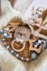 Soft baby animal rattle toy &ndash; bear, bunny, kitten, lamb newborn gift 10449_GIFT_SET_4_LAMB_GRAY фото 35