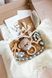 Soft baby animal rattle toy &ndash; bear, bunny, kitten, lamb newborn gift 10449_GIFT_SET_4_LAMB_GRAY фото 33